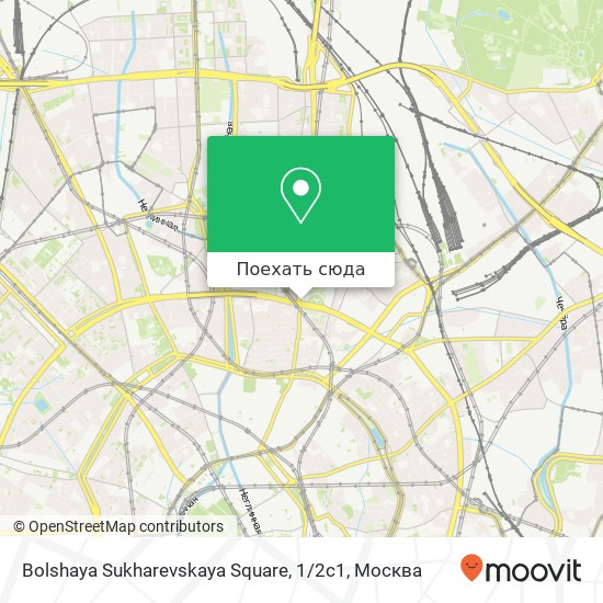 Карта Bolshaya Sukharevskaya Square, 1 / 2с1