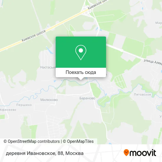 Карта деревня Ивановское, 88