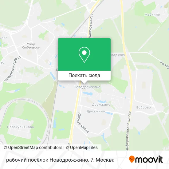 Карта рабочий посёлок Новодрожжино, 7