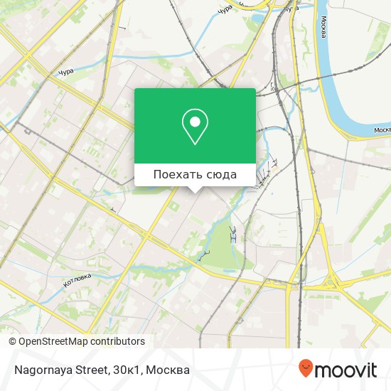 Карта Nagornaya Street, 30к1