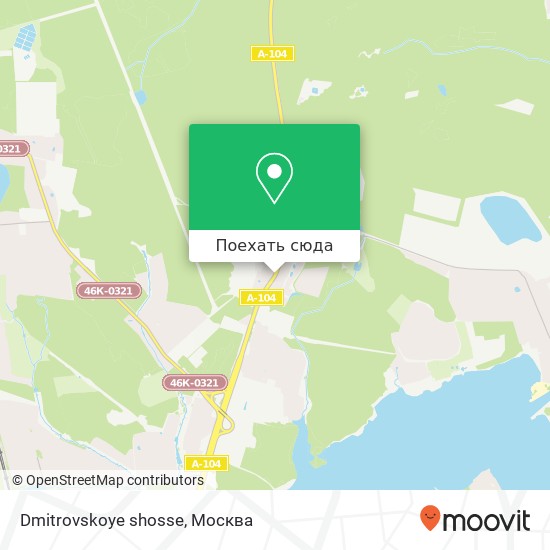 Карта Dmitrovskoye shosse