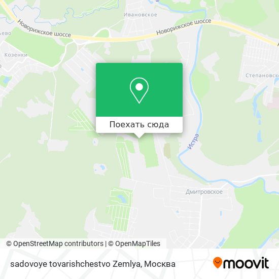Карта sadovoye tovarishchestvo Zemlya
