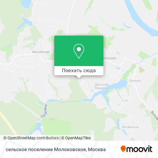 Карта сельское поселение Молоковское