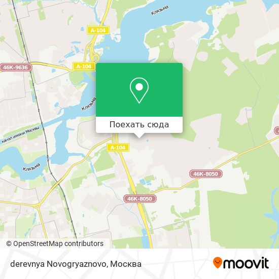 Карта derevnya Novogryaznovo