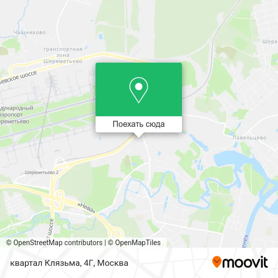 Карта квартал Клязьма, 4Г