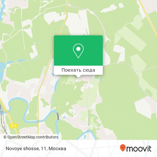 Карта Novoye shosse, 11