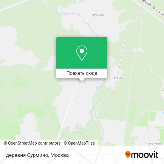 Карта деревня Сурмино