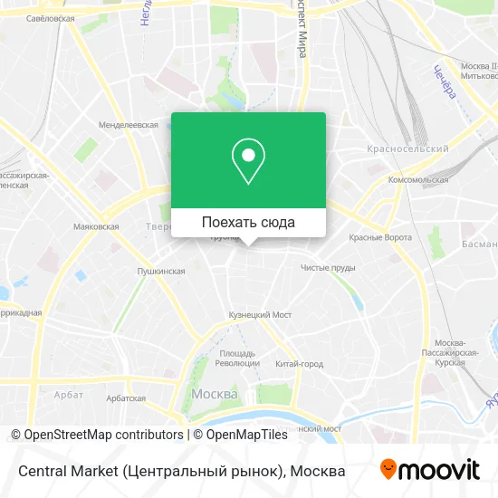 Карта Central Market (Центральный рынок)