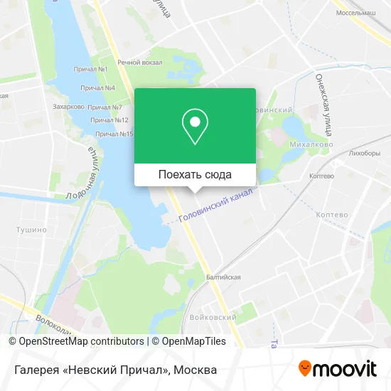 Карта Галерея «Невский Причал»