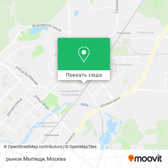 Карта рынок Мытищи