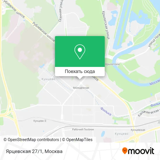 Карта Ярцевская 27/1