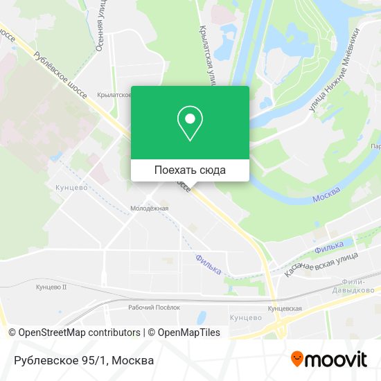 Карта Рублевское 95/1