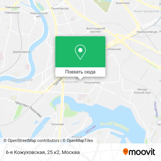 Карта 6-я Кожуховская, 25 к2