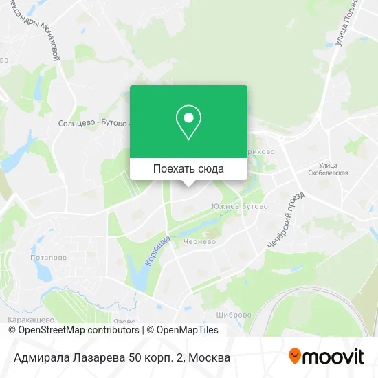 Карта Адмирала Лазарева 50 корп. 2