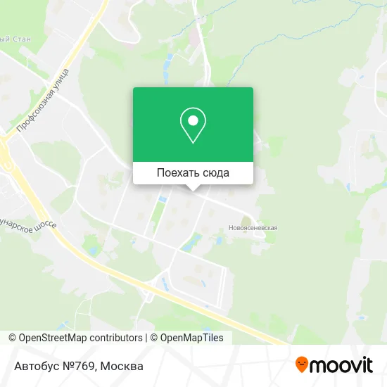Карта Автобус №769