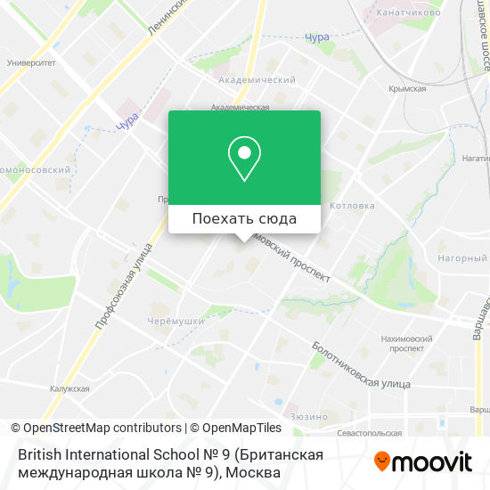 Карта British International School № 9 (Британская международная школа № 9)