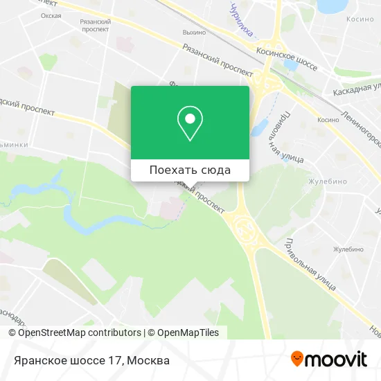 Карта Яранское шоссе 17