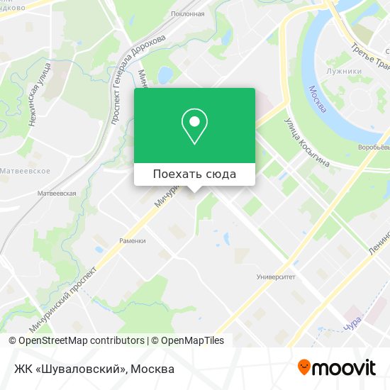 Карта ЖК «Шуваловский»