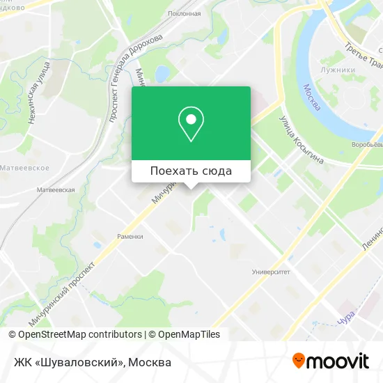 Карта ЖК «Шуваловский»