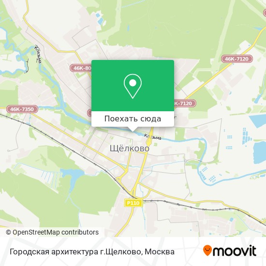 Карта Городская архитектура г.Щелково