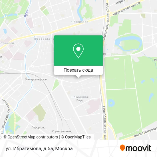 Карта ул. Ибрагимова, д.5а