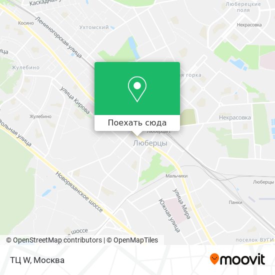 Карта ТЦ W