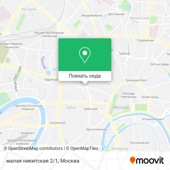 Карта малая никитская 2/1