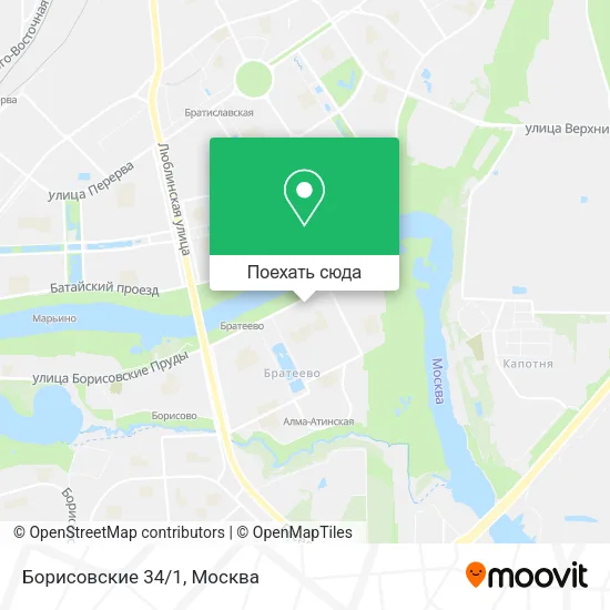 Карта Борисовские 34/1