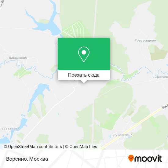Карта Ворсино