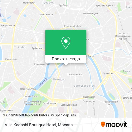 Карта Villa Kadashi Boutique Hotel