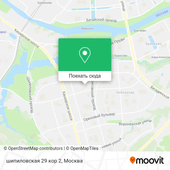 Карта шипиловская 29 кор 2
