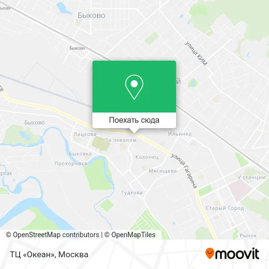 Карта ТЦ «Океан»