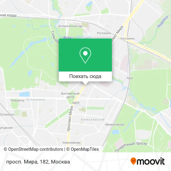 Карта просп. Мира, 182