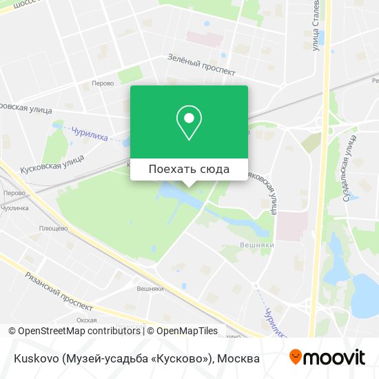 Карта Kuskovo (Музей-усадьба «Кусково»)