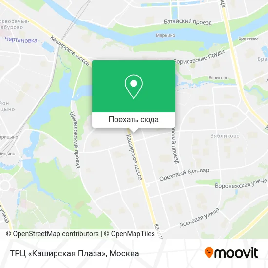 Карта ТРЦ «Каширская Плаза»