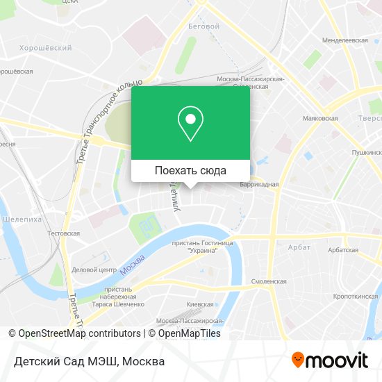 Карта Детский Сад МЭШ