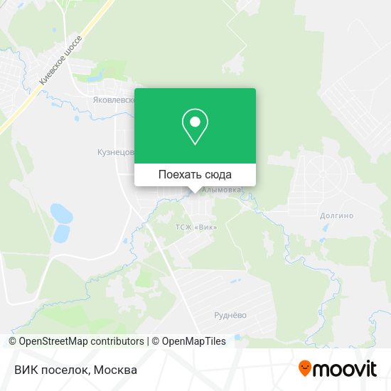 Карта ВИК поселок