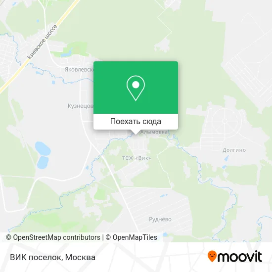 Карта ВИК поселок