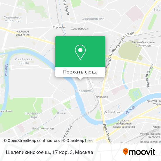 Карта Шелепихинское ш., 17 кор. 3