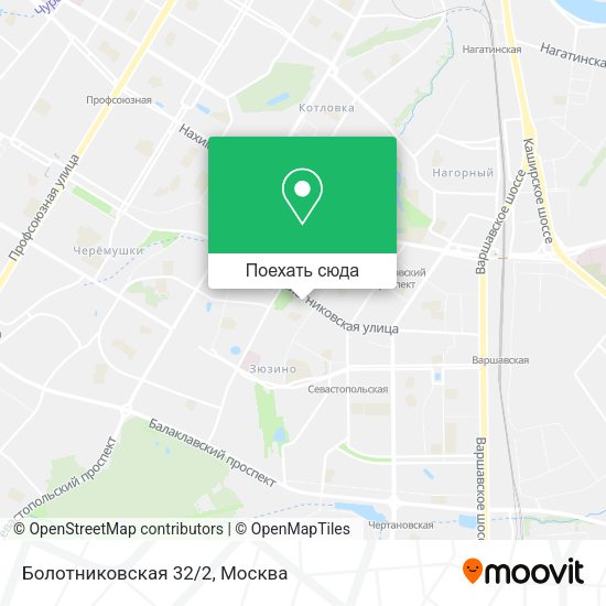 Карта Болотниковская 32/2
