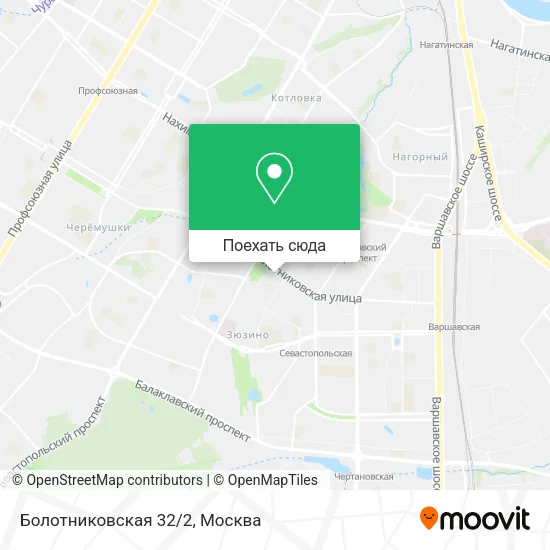Карта Болотниковская 32/2
