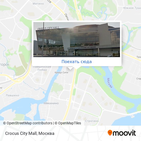 Карта Crocus City Mall