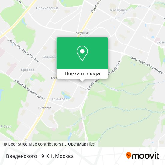 Карта Введенского 19 К 1