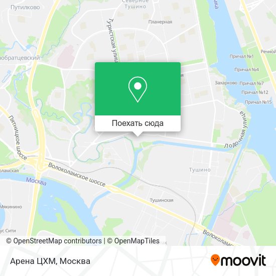 Карта Арена ЦХМ