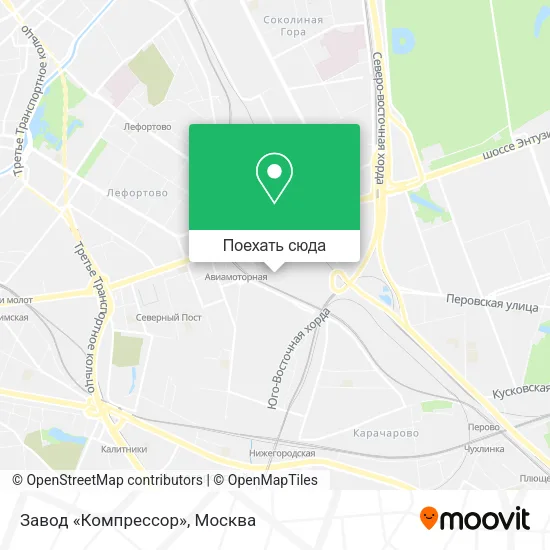 Карта Завод «Компрессор»