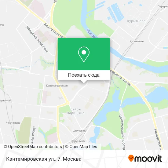 Карта Кантемировская ул., 7