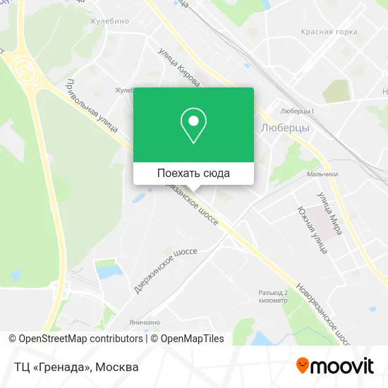 Карта ТЦ «Гренада»