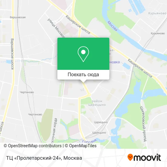 Карта ТЦ «Пролетарский-24»