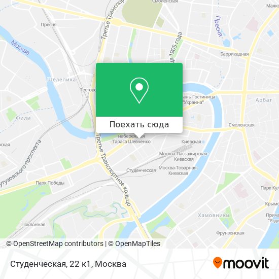 Карта Студенческая, 22 к1