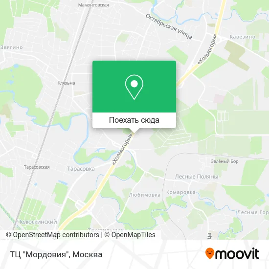 Карта ТЦ "Мордовия"